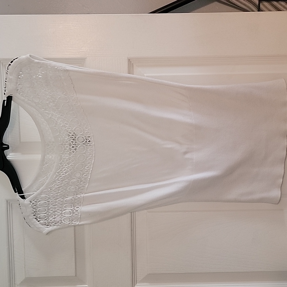 WHBM white blouse